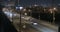 14th Street Bridge in Richmond Virginia at Night with Traffic