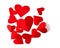 14th Valentine`s day hearts