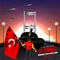 15 july Day Turkey. Translation of title in Turkish is 15 July The Democracy and National Unity Day of Turkey.
