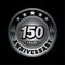 150 years anniversary celebration. 150th anniversary logo design. 150years logo.