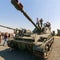 152-mm Soviet self-propelled howitzer 2S3M Â«Akatsiya`