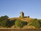 The 15th Century Remains of the Red Castle perched on a Hill overlooking Lunan Water, next to Lunan Bay.
