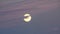16:9 Super Moon in A Pastel Cloudscape