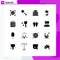 16 Creative Icons Modern Signs and Symbols of edit, nature, book, flower, flora