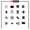 16 Creative Icons Modern Signs and Symbols of goal, man, medieval, fencing, fencing