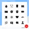 16 Creative Icons Modern Signs and Symbols of tablet, draw, human, design, message