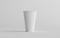 16 oz. Single Wall Paper Large Coffee Cup Mockup - One Cup. 3D Illustration