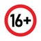 16 plus sign age restrictions.