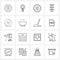 16 Universal Icons Pixel Perfect Symbols of new, happy, game, event, internet
