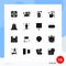 16 Universal Solid Glyphs Set for Web and Mobile Applications nautical, buoy, success, marketing, hand