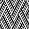 1673 Seamless pattern with black lines, modern stylish image.