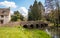 16th Century bridge over the River Avon Sherston Branch at Easton Grey,a small village in north Wiltshire, England