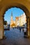 16th century Green Gate in Old Town of Gdansk. Gate is situated between Long Market and the