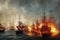 16th century sea battle in naval war