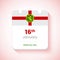 16th January  Happy Alderney Day. Creative country national day calendar concept vector illustration