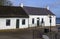 17 April 2018 The famous Irish cottages at Cockle Row in Groomsport Harbour in County Down Northern Ireland. A popular destination