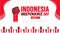 17 August Indonesia Independence Day background template. Holiday concept. background, banner