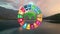 17 Global Goals Concept Earth Plexus Design Motion Graphic Animation