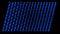 17 seconds blue cubes oscillating in gird with black background HD video