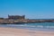 17th century fort in Porto, Portugal known as Castelo do Queijo. Viewed over beach.