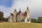 17th century Moszna Castle in sunny day, autumn, Upper Silesia,Poland