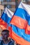 18.03.2022. Russia, Moscow. The Day of the reunification of Crimea and Sevastopol with Russia