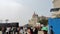 18/03/2023: Mumbai, India: View of Taj hotel while repairs of gateway of india