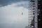 18.05.2019 Trieste, Italy. Highdiver Oleksiy Prygorov diving from 27 meters URSUS platform under rain.