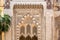 18/11/2018 Alexandria, Egypt, Elements of the decor of the incredibly beautiful mosque Abo El Abass