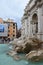 18-century Trevi Fountain in the ancient city of Rome, Italy