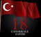 18 mart canakkale zaferi. Translation: 18 March, Canakkale Victory Day. Vector Illustration