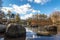 18 October 2014, Gatchina, Russia. Beloye Lake, Dvortsovyy Park, autumn landscape