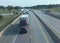 18 wheel tractor trailer rigs operating on Interstate