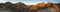 180 degree panorama of sonoran desert