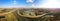 180 panorama over Arges County - Kayaking