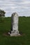 1800`s single gravestone in a country graveyard