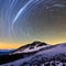 1805 Celestial Shooting Stars: A mesmerizing and celestial background featuring shooting stars, celestial trails, and a starry n