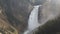 180p conformed to 30p slow motion clip of lower falls in yellowstone national park