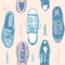 183_Seamless pattern of different shoes
