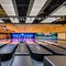 185 A modern entertainment complex with a multiplex cinema, bowling alley, arcade games, and a variety of dining options, offeri