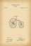 1869 Patent Velocipede Bicycle history invention