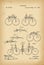 1869 Patent Velocipede Bicycle history invention