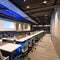 187 A contemporary conference center with cutting-edge audiovisual technology, flexible meeting spaces, and impeccable service,
