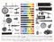 1874 Antique Print of Instruments used in the study of Astronomy and Optical Physics.