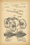 1880 Patent Velocipede Bicycle