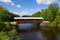 The 1881 Narrow Covered Bridge over the narrowest part of Fitch Bay