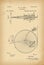 1881 Patent Velocipede Bicycle invention