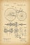 1882 Patent Velocipede Bicycle history invention