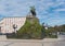 The 1888 opened Bohdan Khmelnytsky monument on the Sophien square, Kiev