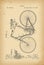 1896 Patent Velocipede Bicycle history invention